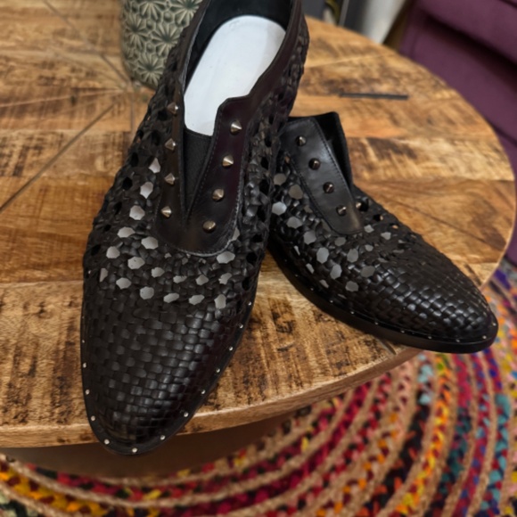 Freda Salvador Shoes - Freda Salvador Wish Studded Oxfords Size 7.5